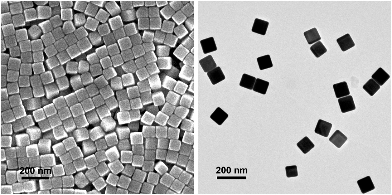 金纳米立方体